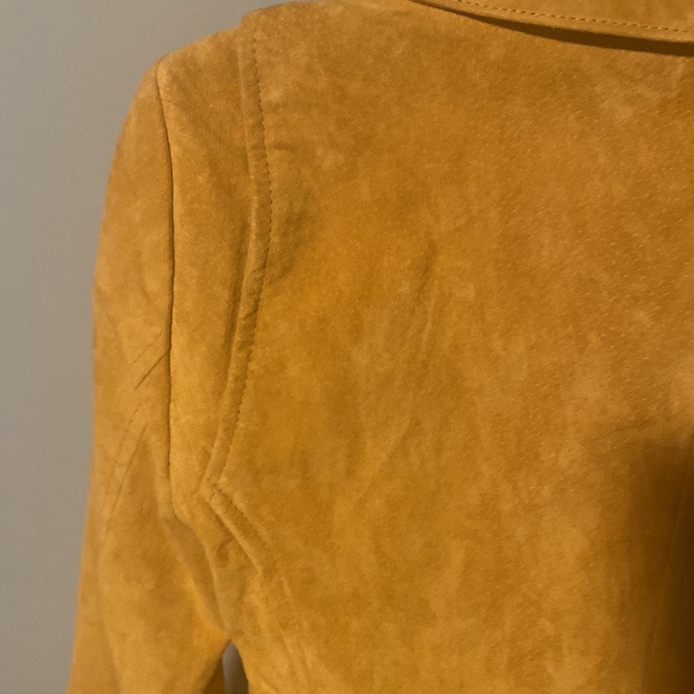 NWT BAGATELLE.NYC MOTO GOLD SUEDE JACKET - Picture 9 of 15